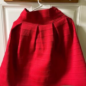 New York & Company Vibrant Red A-Line Skirt